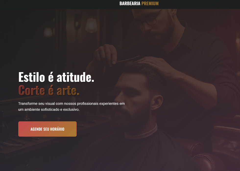 Site de Barbearia